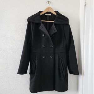 Prada Black Virgin Wool Coat (Prada Size 40)